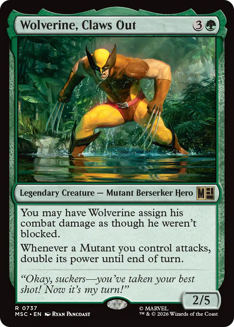 Wolverine, Claws Out [Marvel Super Heroes Commander] | Game Master's Emporium (The New GME)