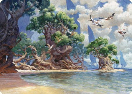 Yavimaya Coast Art Card [Dominaria United Art Series] | Game Master's Emporium (The New GME)
