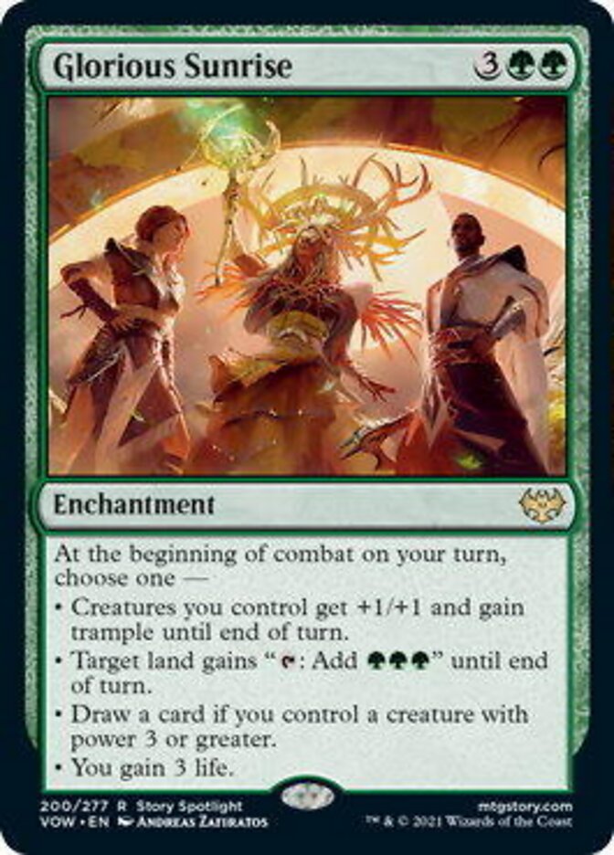 Glorious Sunrise [Innistrad: Crimson Vow] | Game Master's Emporium (The New GME)