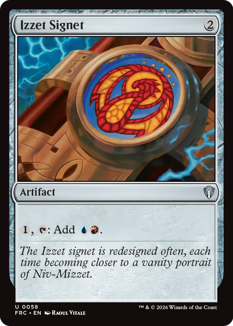 Izzet Signet [Reality Fracture Commander] | Game Master's Emporium (The New GME)