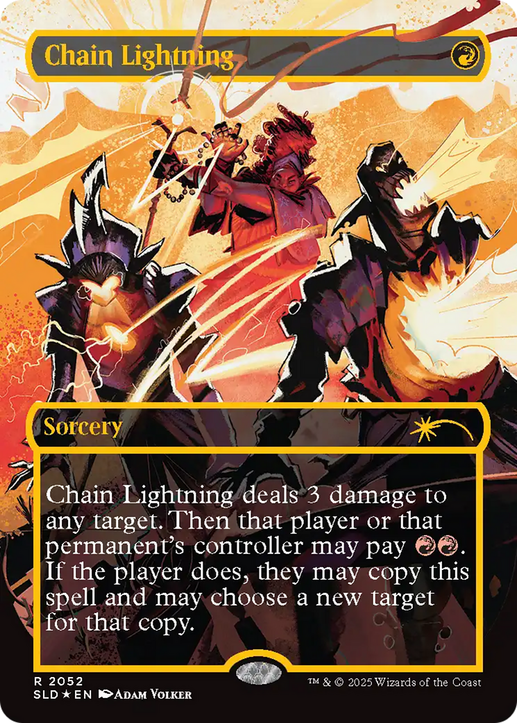 Chain Lightning (2047) (Raised Foil) [Secret Lair Drop Series] | Game Master's Emporium (The New GME)