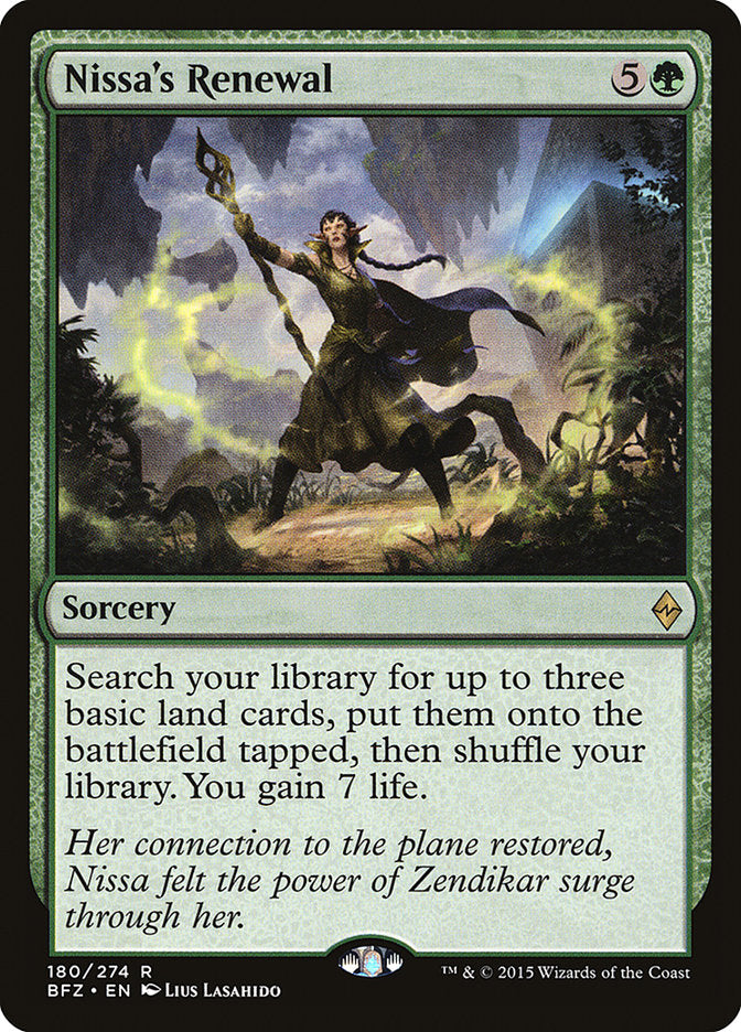 Nissa's Renewal [Battle for Zendikar] | Game Master's Emporium (The New GME)