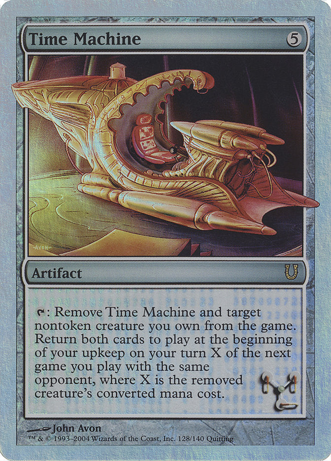 Time Machine (Alternate Foil) [Unhinged] | Game Master's Emporium (The New GME)