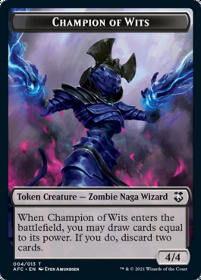 Champion of Wits // Illusion Double-Sided Token [Dungeons & Dragons: Adventures in the Forgotten Realms Commander Tokens] | Game Master's Emporium (The New GME)
