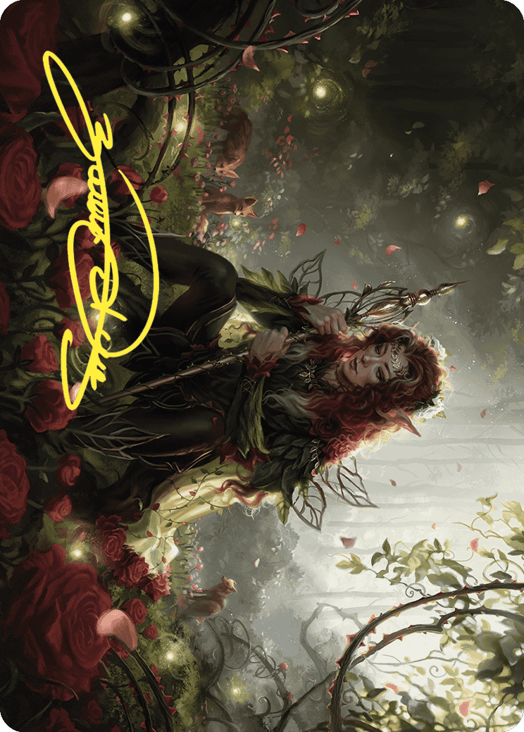 Yenna, Redtooth Regent Art Card (Gold-Stamped Signature) [Wilds of Eldraine Art Series] | Game Master's Emporium (The New GME)
