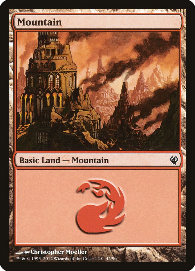 Mountain (42) [Duel Decks: Izzet vs. Golgari] | Game Master's Emporium (The New GME)