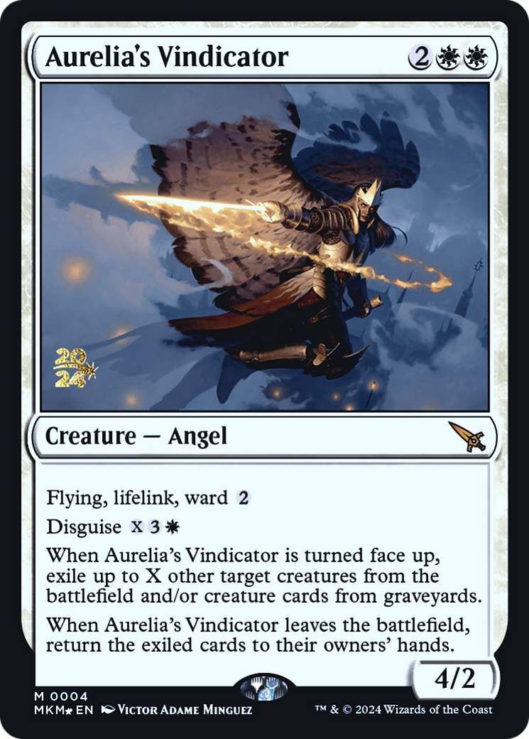 Aurelia's Vindicator [Murders at Karlov Manor Prerelease Promos] | Game Master's Emporium (The New GME)