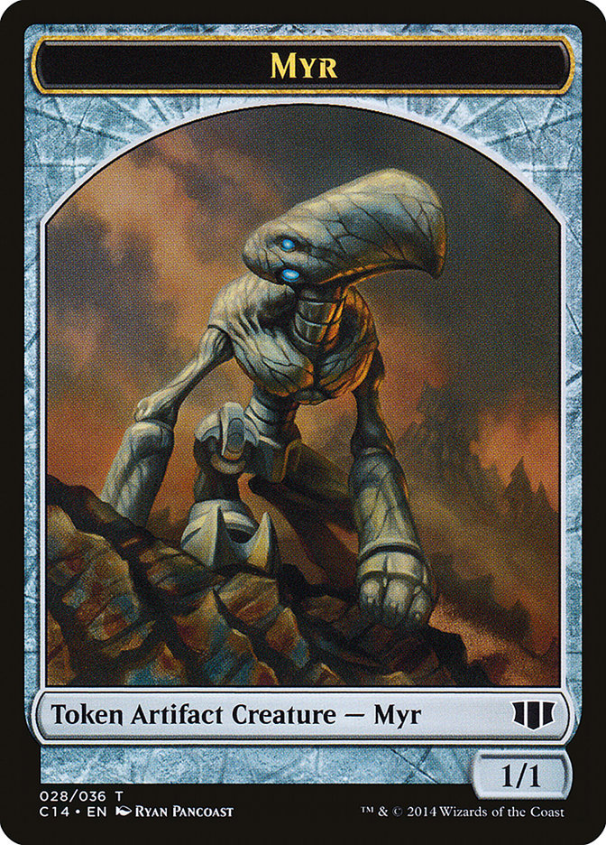 Myr // Pentavite Double-Sided Token [Commander 2014 Tokens] | Game Master's Emporium (The New GME)