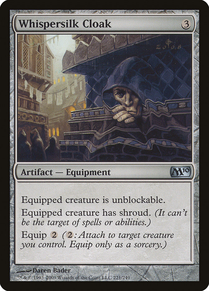 Whispersilk Cloak [Magic 2010] | Game Master's Emporium (The New GME)