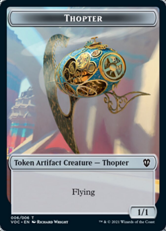 Spirit (003) // Thopter Double-Sided Token [Innistrad: Crimson Vow Commander Tokens] | Game Master's Emporium (The New GME)