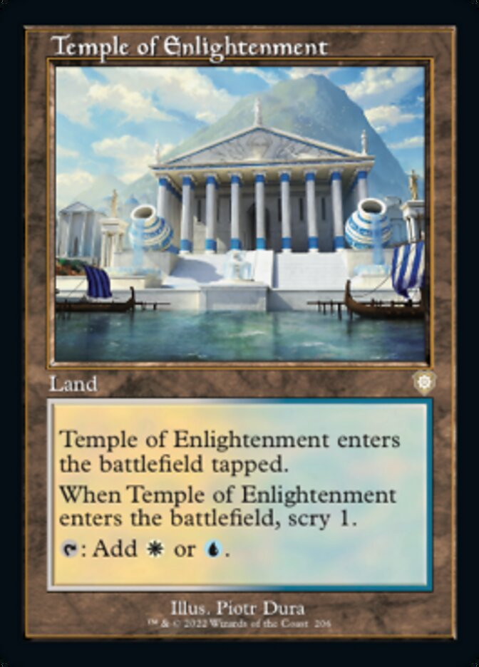Temple of Enlightenment (Retro) [The Brothers' War Commander] | Game Master's Emporium (The New GME)
