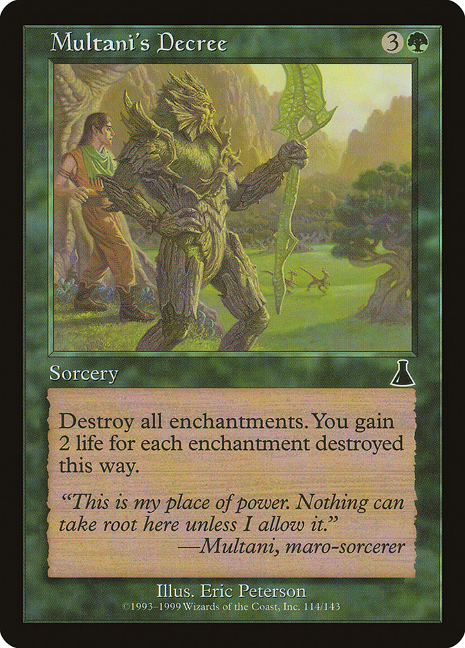 Multani's Decree [Urza's Destiny] | Game Master's Emporium (The New GME)