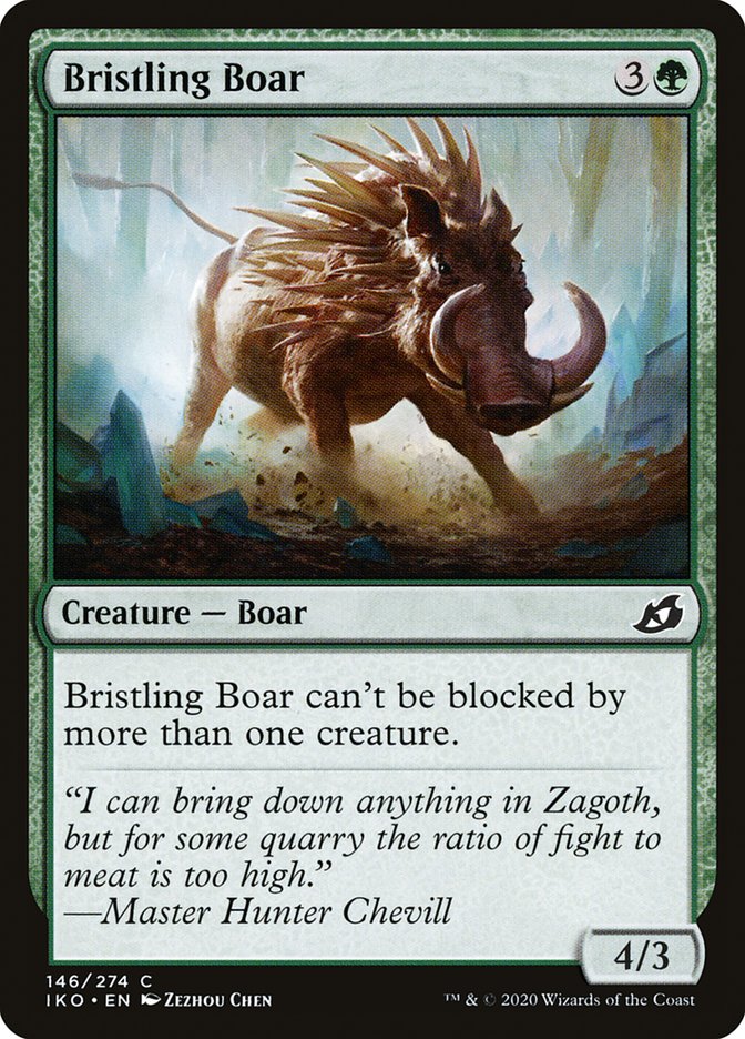 Bristling Boar [Ikoria: Lair of Behemoths] | Game Master's Emporium (The New GME)