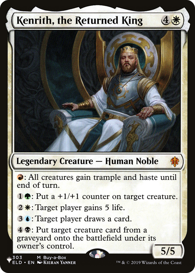 Kenrith, the Returned King [The List] | Game Master's Emporium (The New GME)