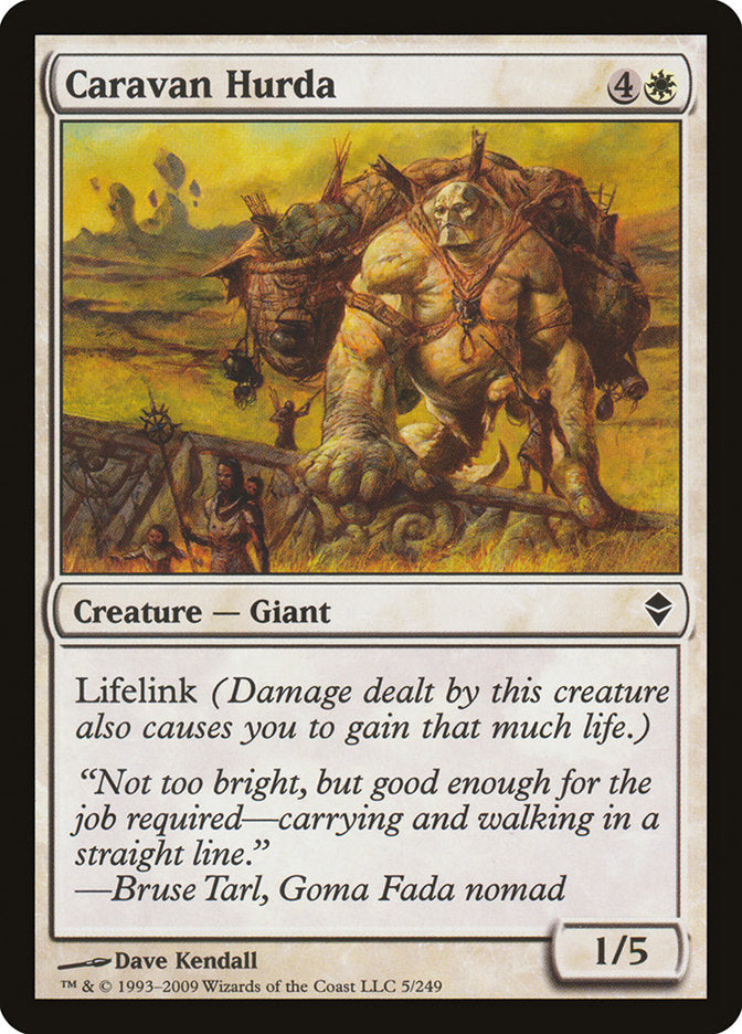 Caravan Hurda [Zendikar] | Game Master's Emporium (The New GME)