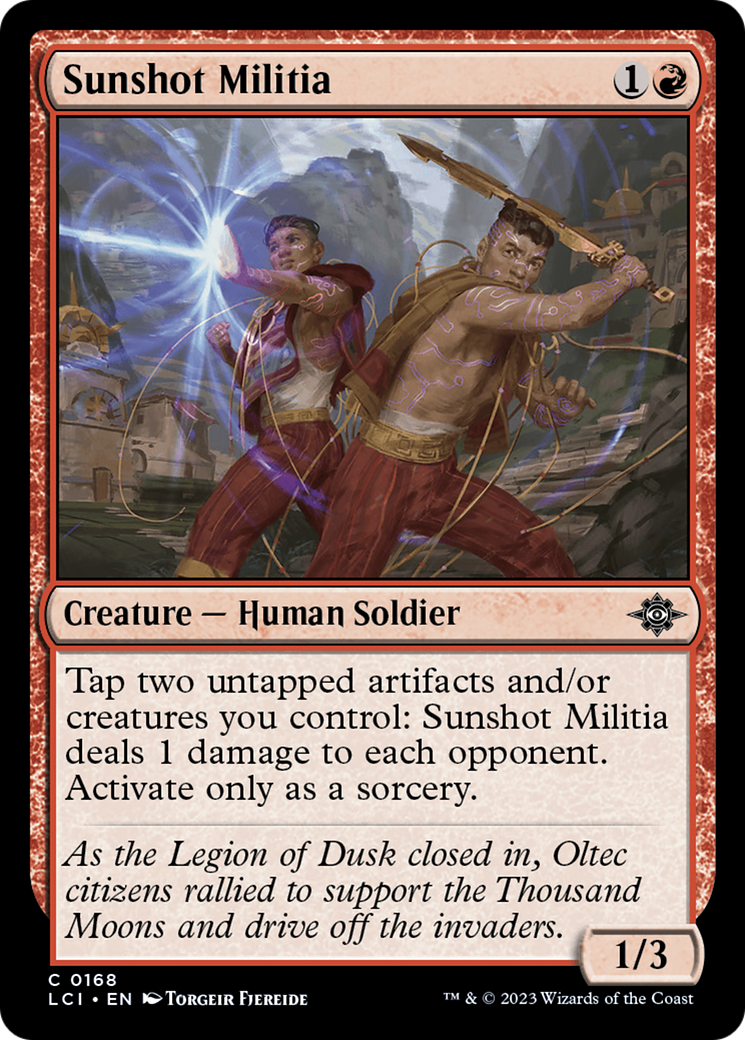 Sunshot Militia [The Lost Caverns of Ixalan] | Game Master's Emporium (The New GME)