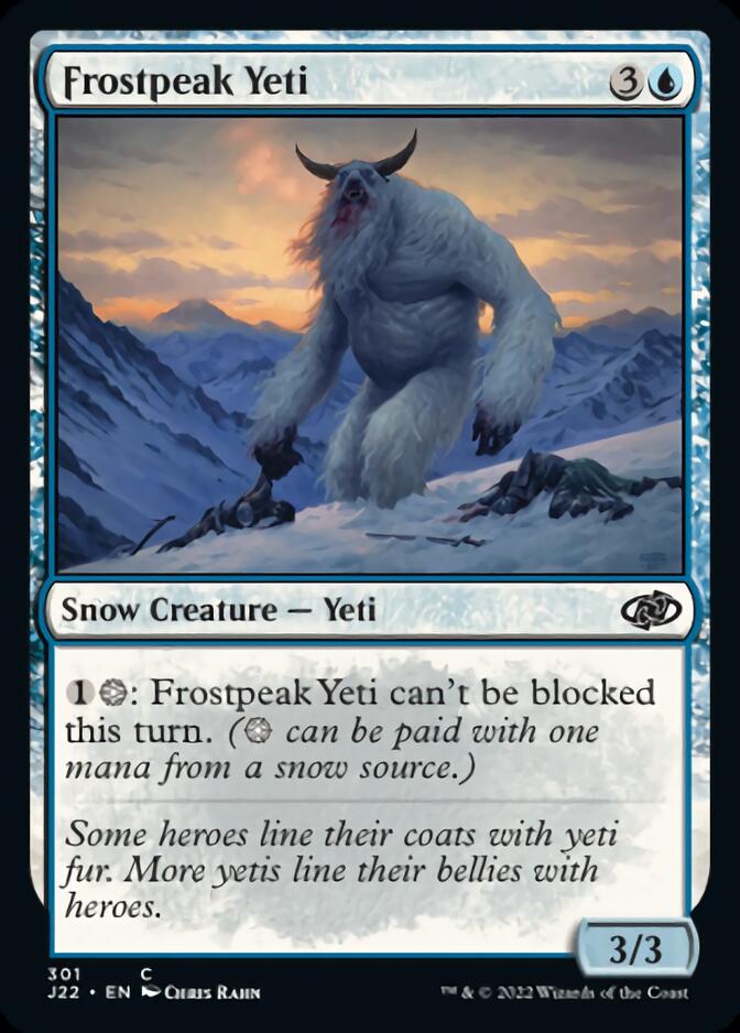 Frostpeak Yeti [Jumpstart 2022] | Game Master's Emporium (The New GME)