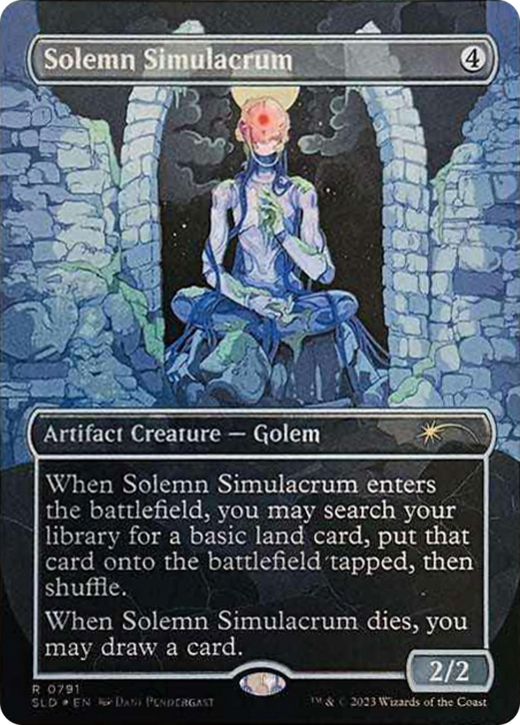 Solemn Simulacrum (0791) (Galaxy Foil) [Secret Lair Drop Series] | Game Master's Emporium (The New GME)