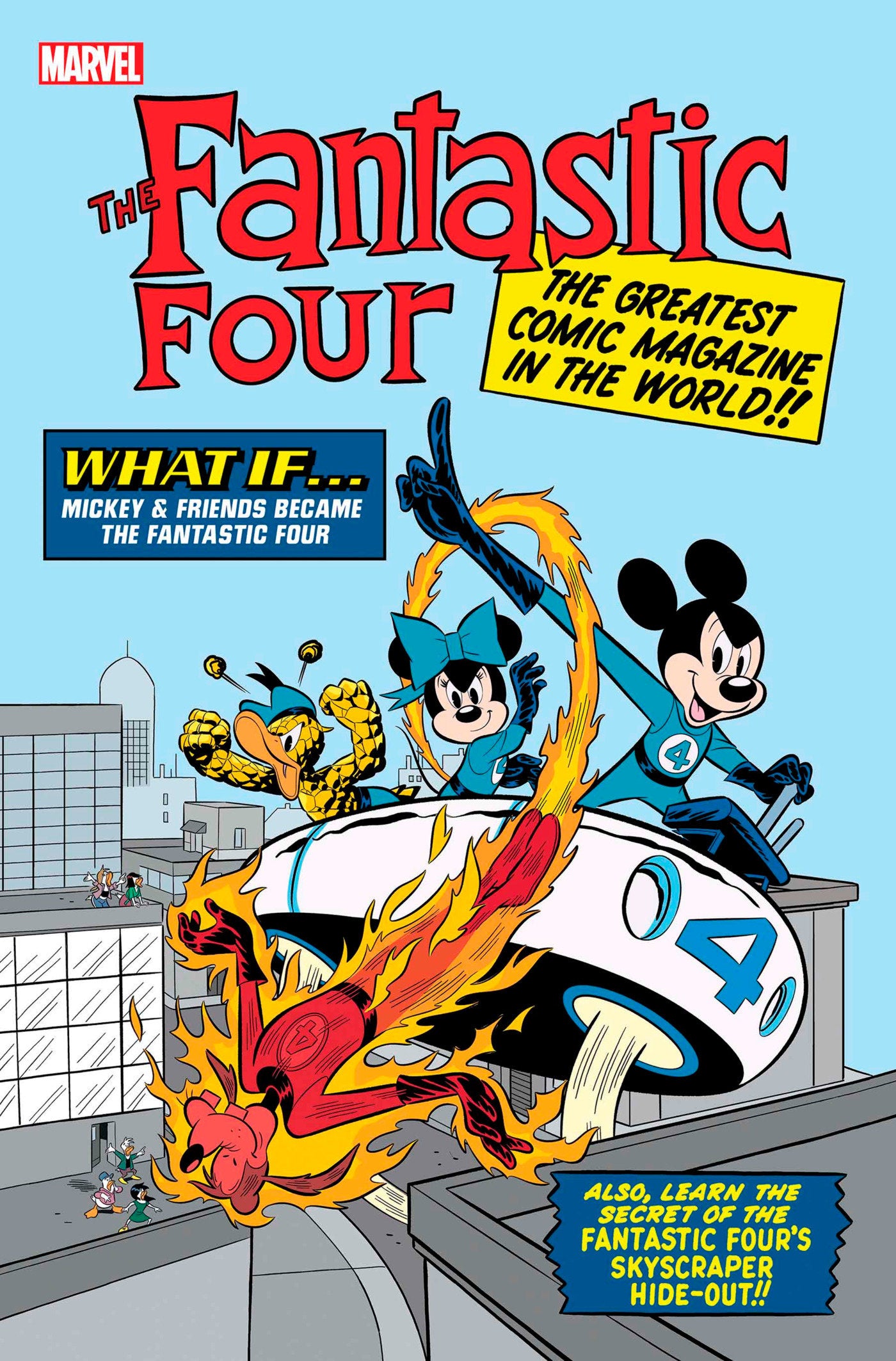 Fantastic Four #28 Francesco D'Ippolito Disney What If? Fantastic Four Homage Va Riant | Game Master's Emporium (The New GME)