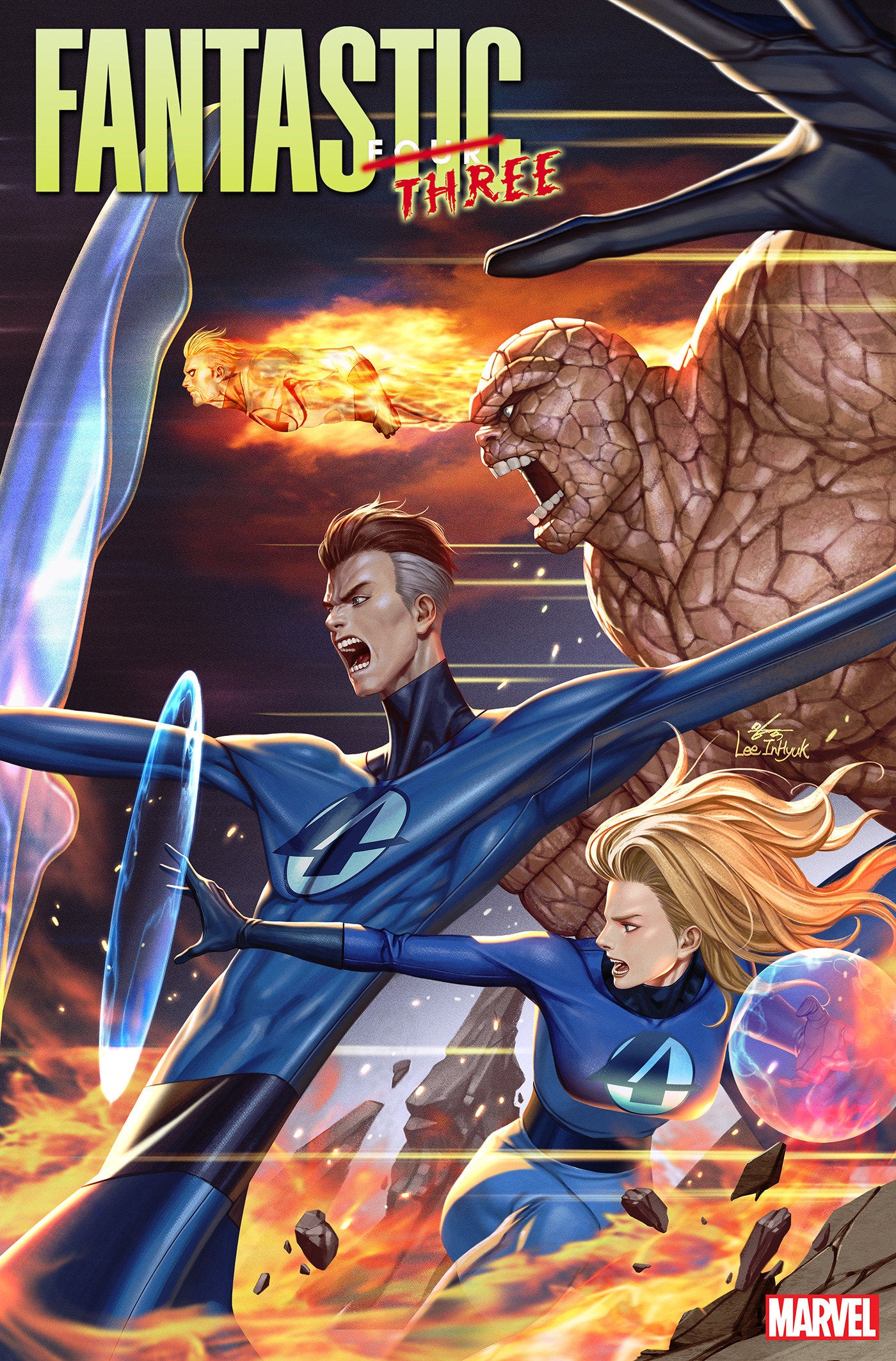 Fantastic Four #30 Inhyuk Lee Variant [Doom] | Game Master's Emporium (The New GME)
