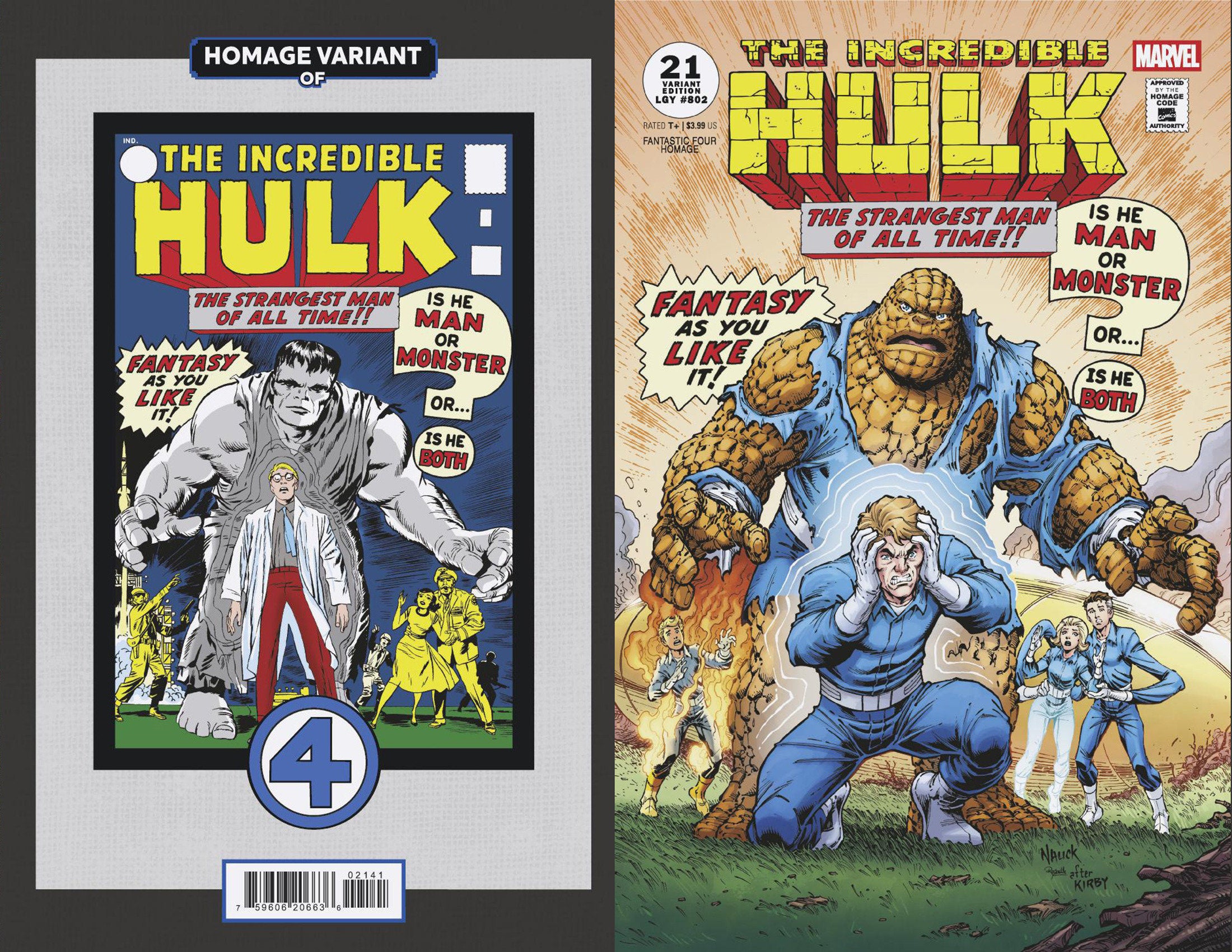 Incredible Hulk #21 Todd Nauck Fantastic Four Homage Variant | Game Master's Emporium (The New GME)