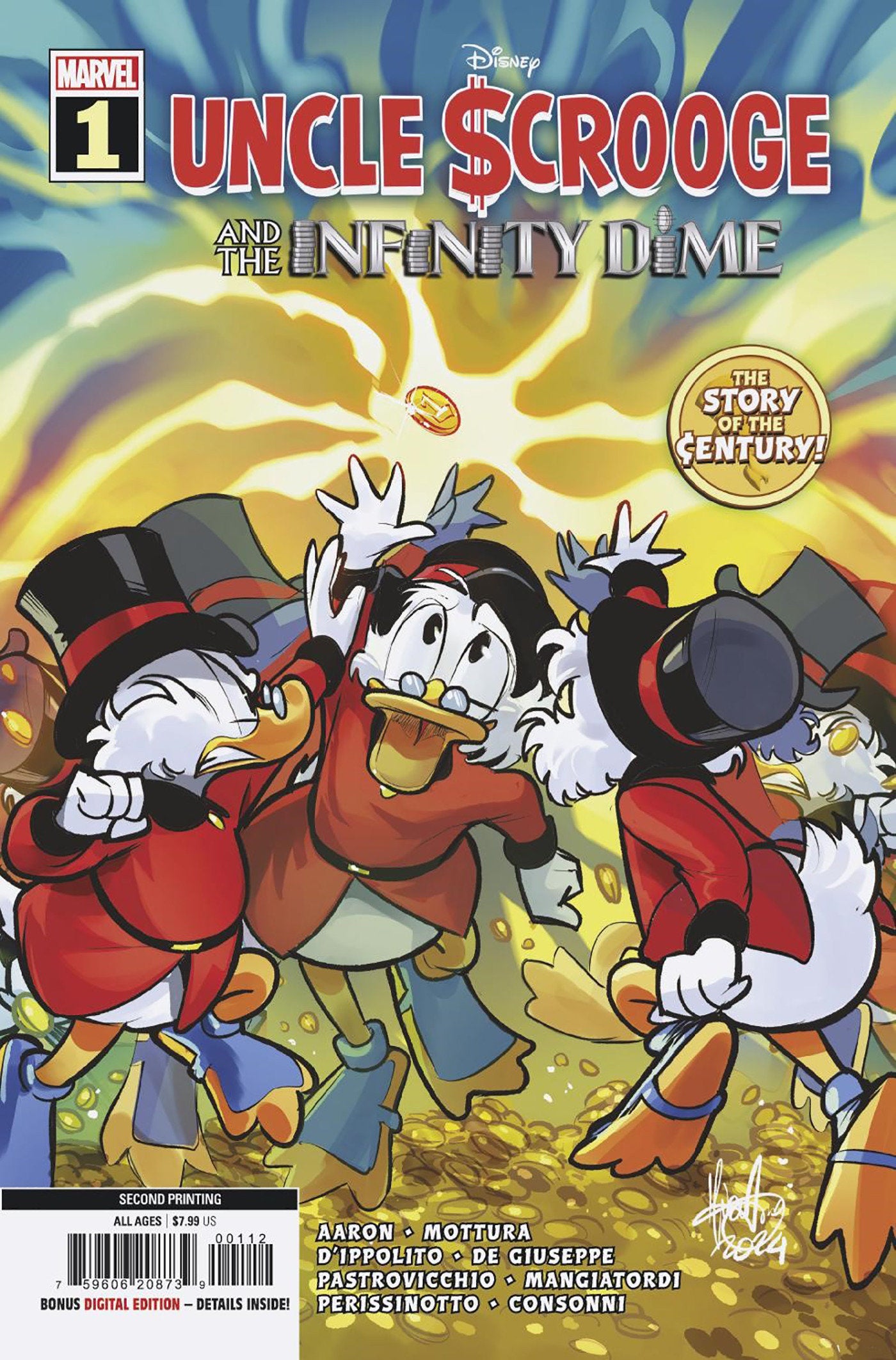 Uncle Scrooge And The Infinity Dime #1 Mirka Andolfo 2nd Print Variant | Game Master's Emporium (The New GME)