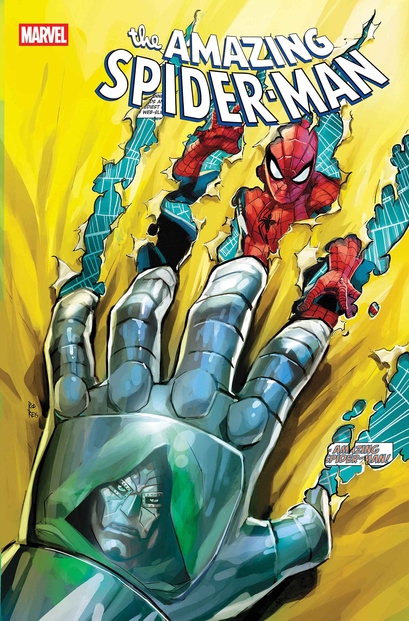 Amazing Spider-Man #24 Rod Reis Doom Homage Variant [Ds] | Game Master's Emporium (The New GME)