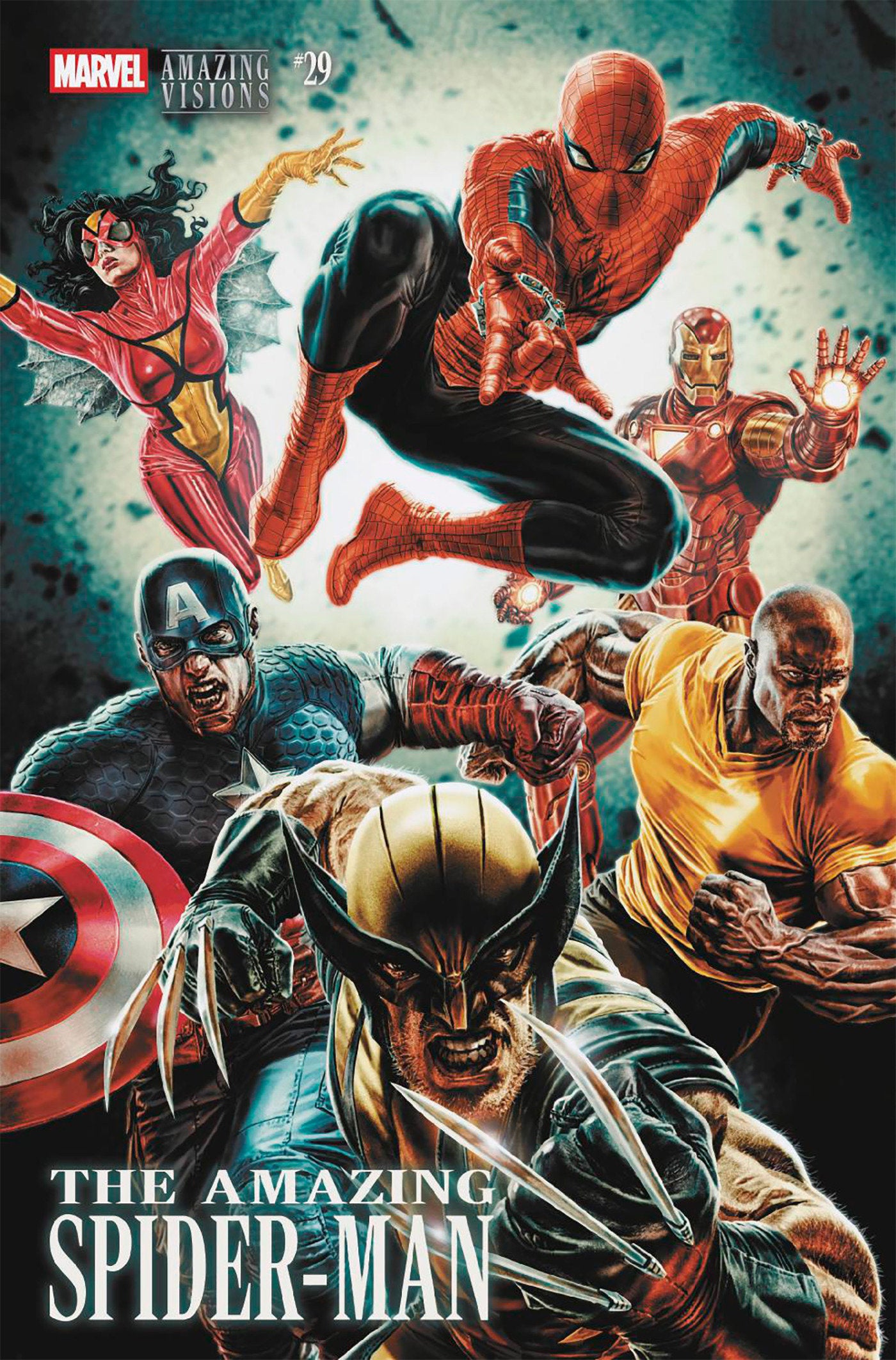 Amazing Spider-Man #29 Lee Bermejo Amazing Visions Variant | Game Master's Emporium (The New GME)