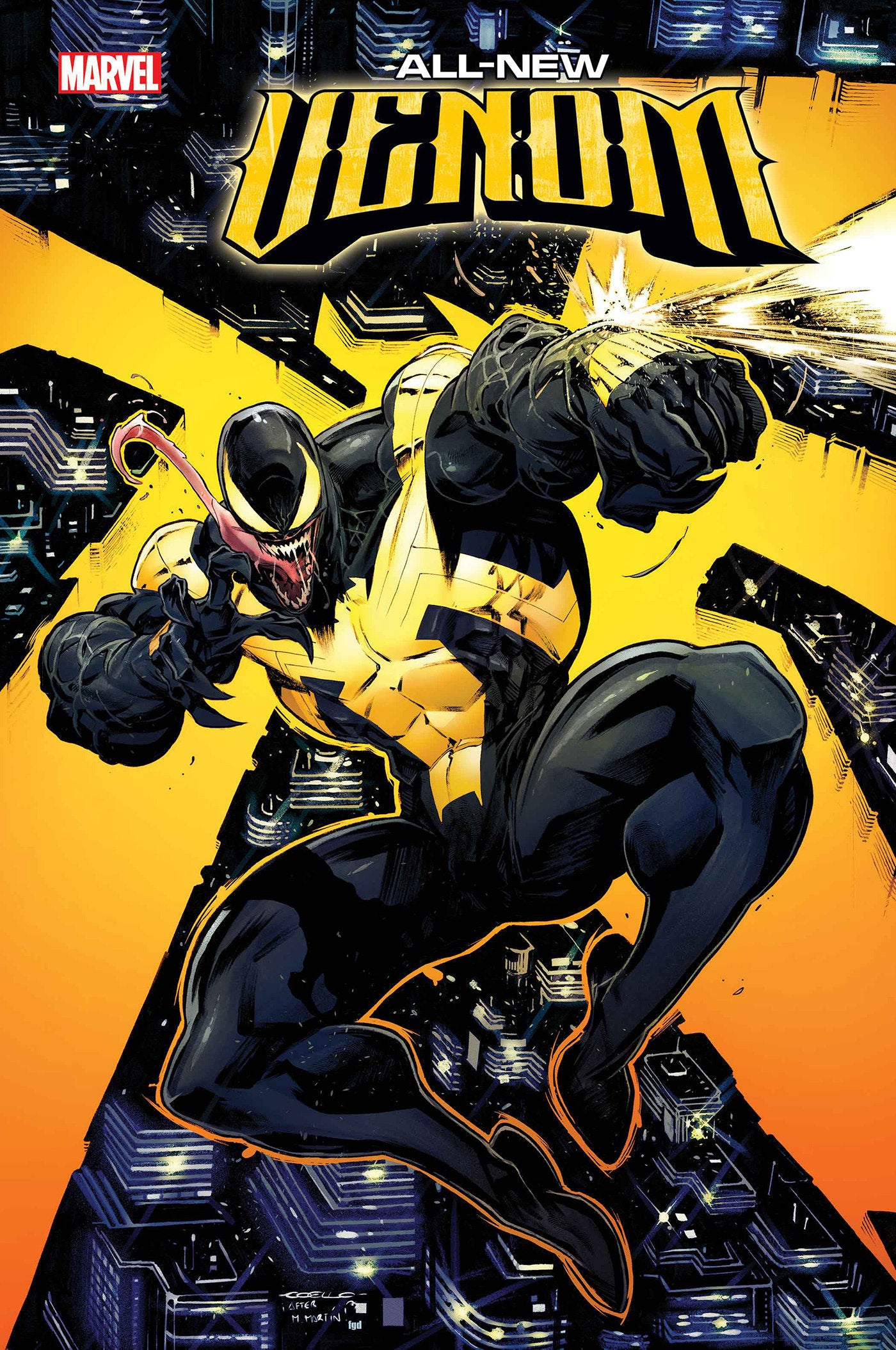 All-New Venom #1 Iban Coello Gold Foil Variant | Game Master's Emporium (The New GME)