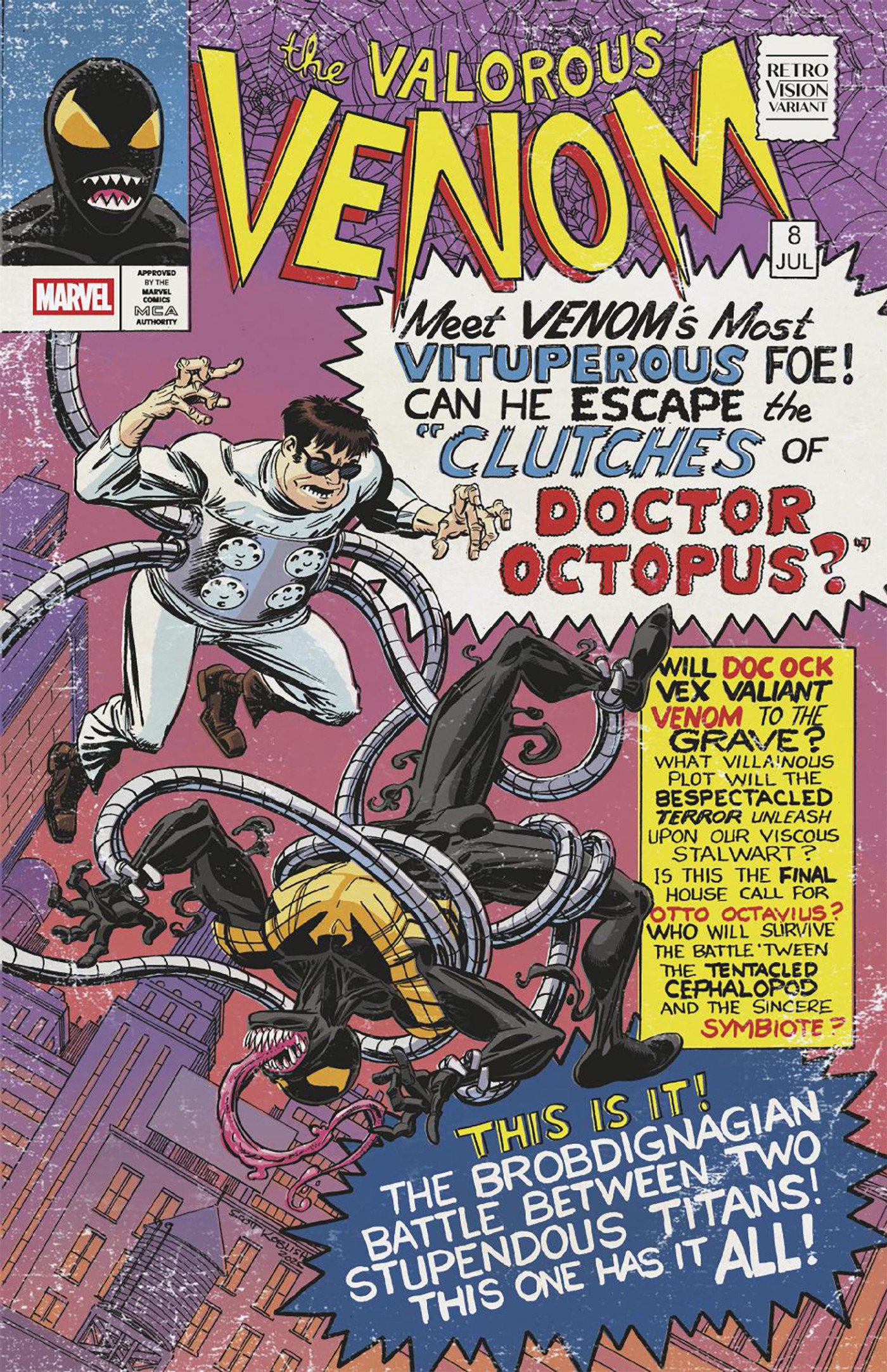 All-New Venom #8 Scott Koblish Retrovision Variant | Game Master's Emporium (The New GME)
