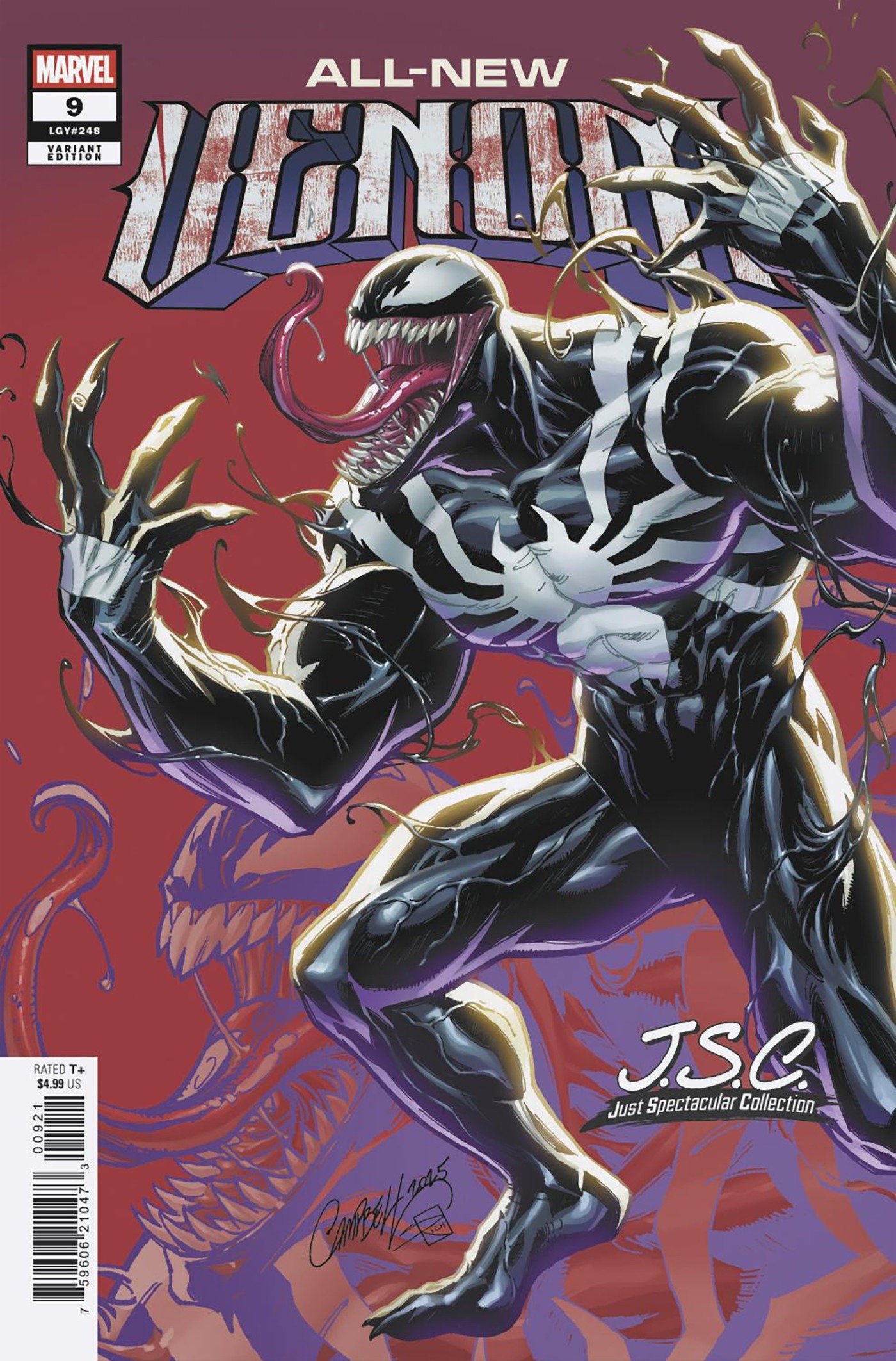 All-New Venom #9 J. Scott Campbell Just Spectacular Collection Variant | Game Master's Emporium (The New GME)