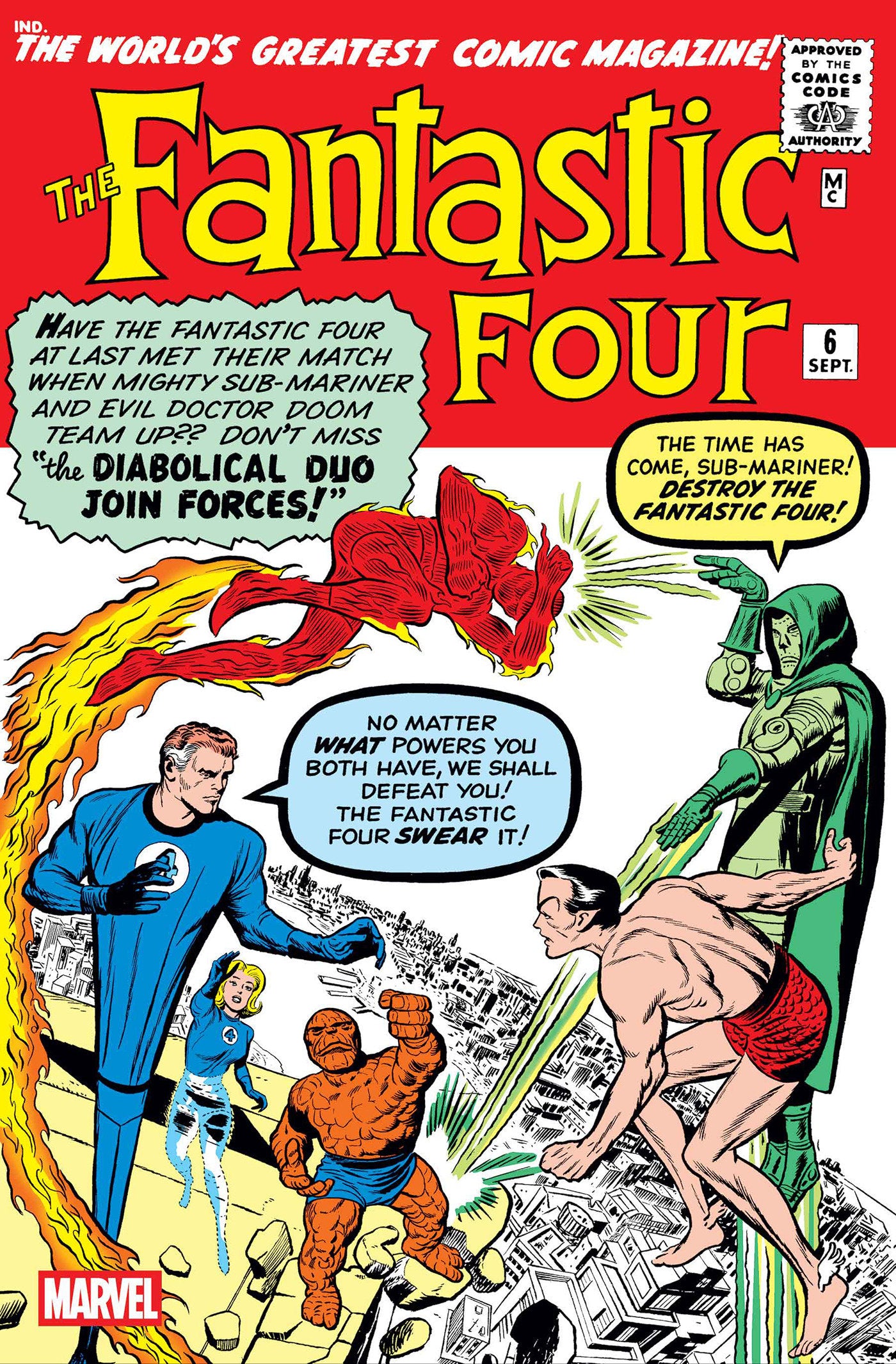 Fantastic Four #6 Facsimile Edition Foil Variant | Game Master's Emporium (The New GME)