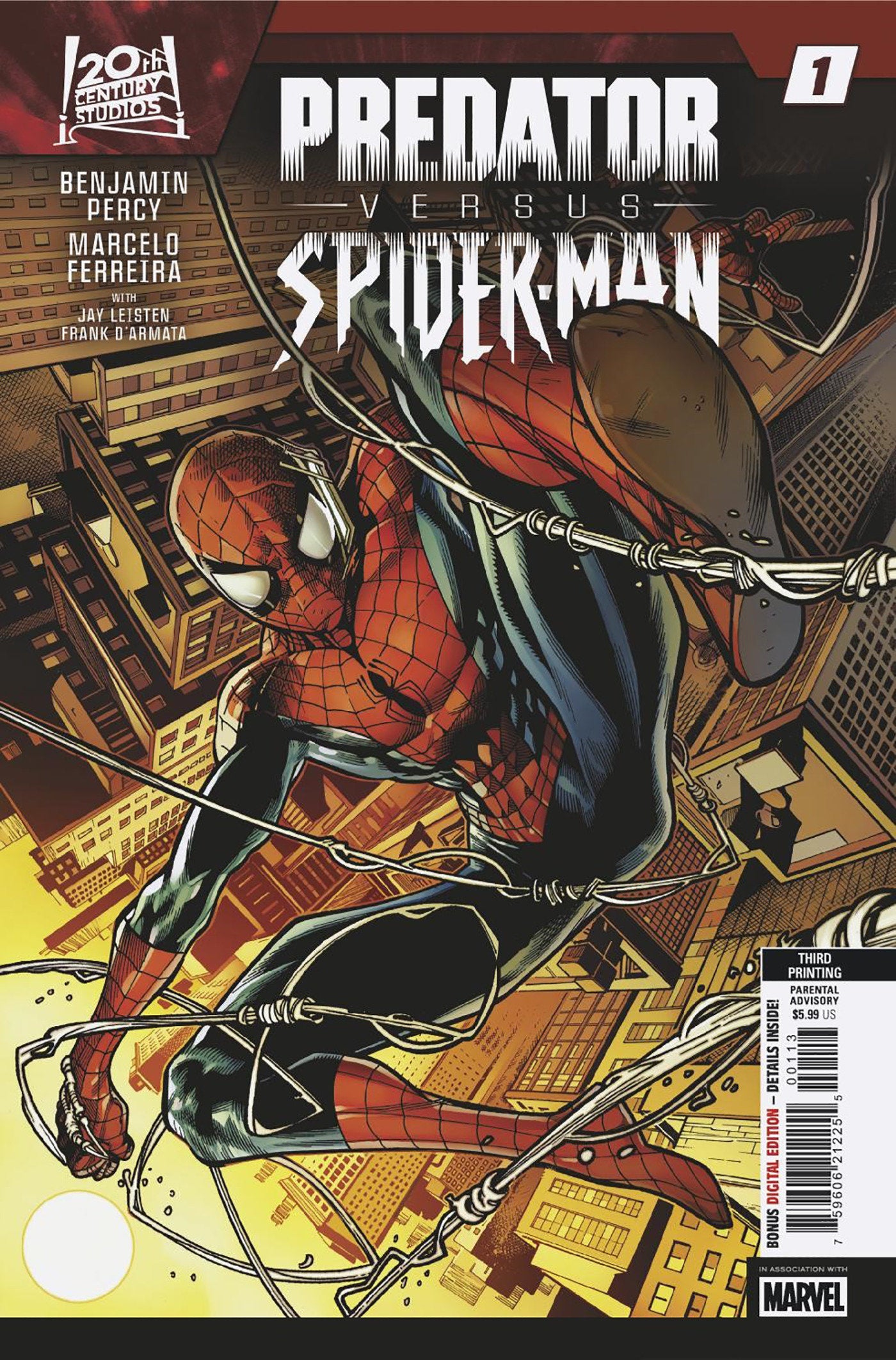 Predator vs. Spider-Man #1 Marcelo Ferreira 3RD Printing Variant | Game Master's Emporium (The New GME)