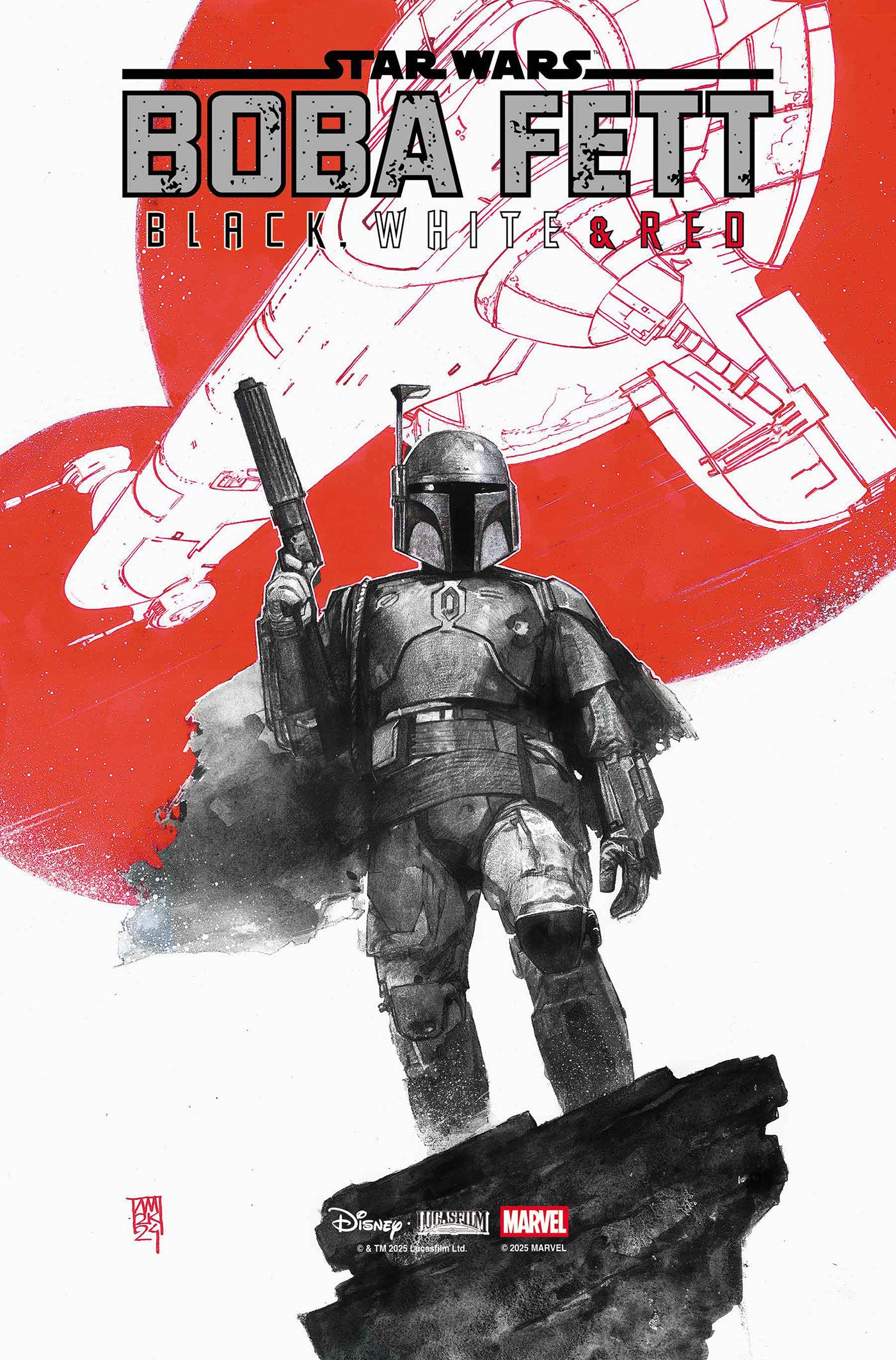 Star Wars: Boba Fett   Black, White & Red #1 | Game Master's Emporium (The New GME)