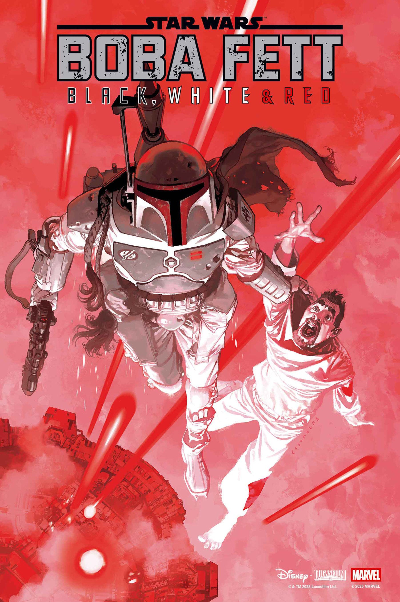 Star Wars: Boba Fett   Black, White & Red #1 Josemaria Casanovas Variant | Game Master's Emporium (The New GME)
