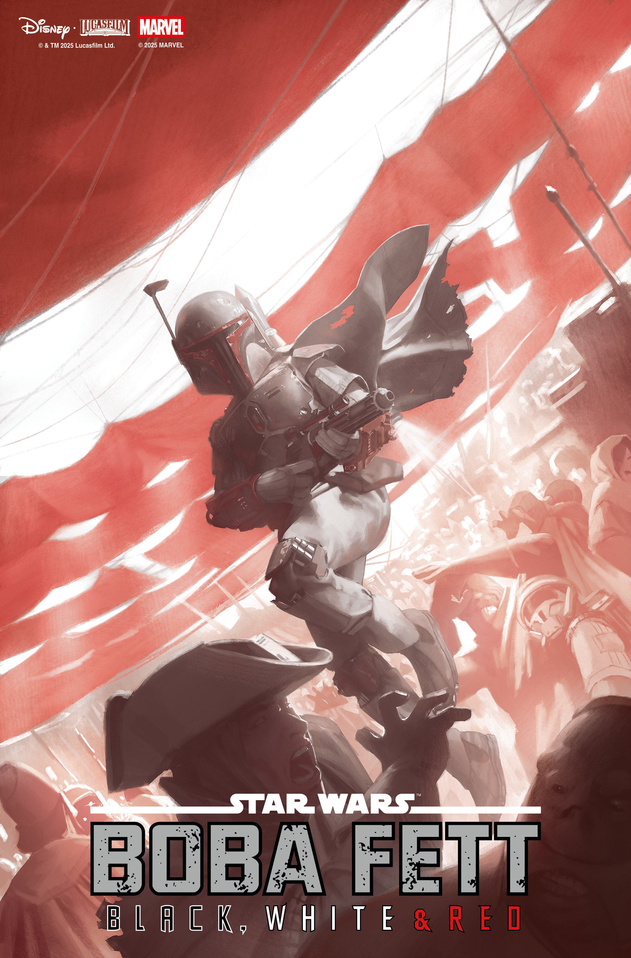Star Wars: Boba Fett   Black, White & Red #2 Miguel Mercado Variant | Game Master's Emporium (The New GME)