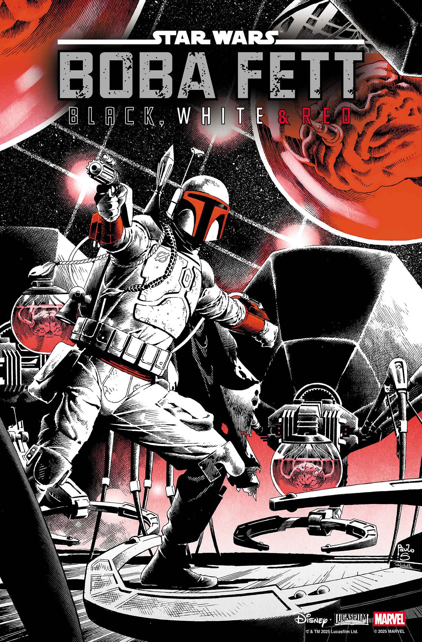 Star Wars: Boba Fett   Black, White & Red #3 Paulo Siqueira Variant | Game Master's Emporium (The New GME)