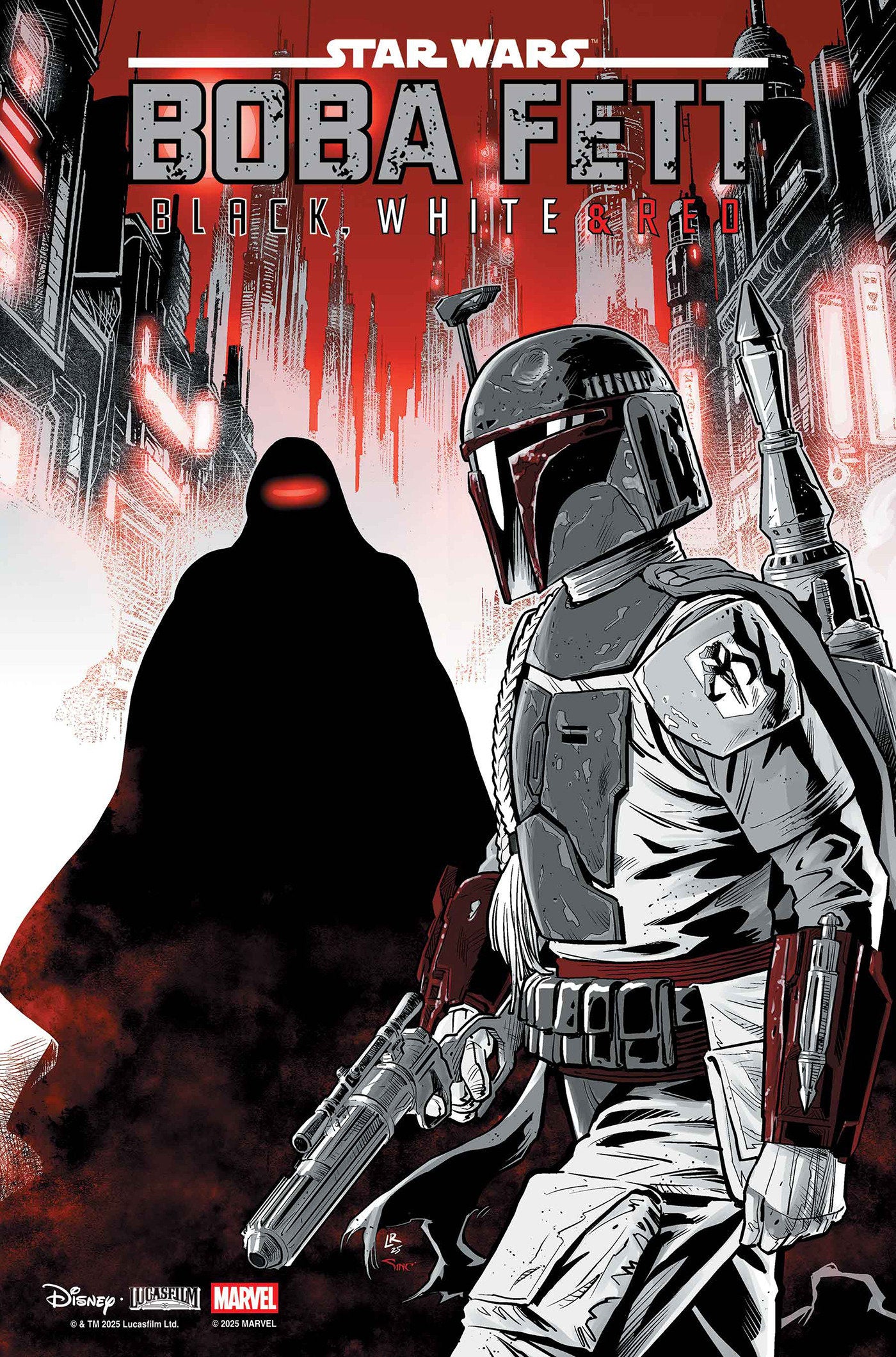 Star Wars: Boba Fett   Black, White & Red #4 Luke Ross Variant | Game Master's Emporium (The New GME)