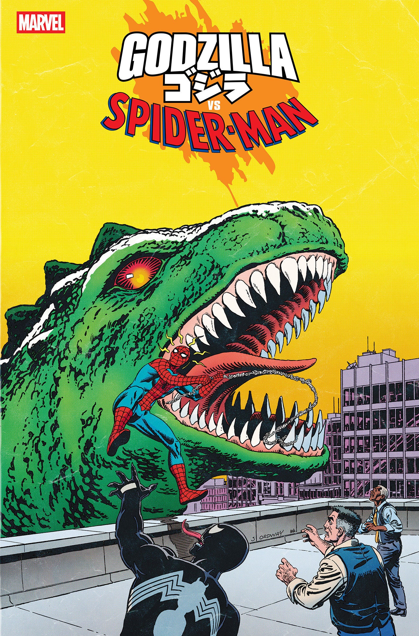 Godzilla vs. Spider-Man #1 Jerry Ordway Godzilla King Of The Monsters Homage Variant | Game Master's Emporium (The New GME)