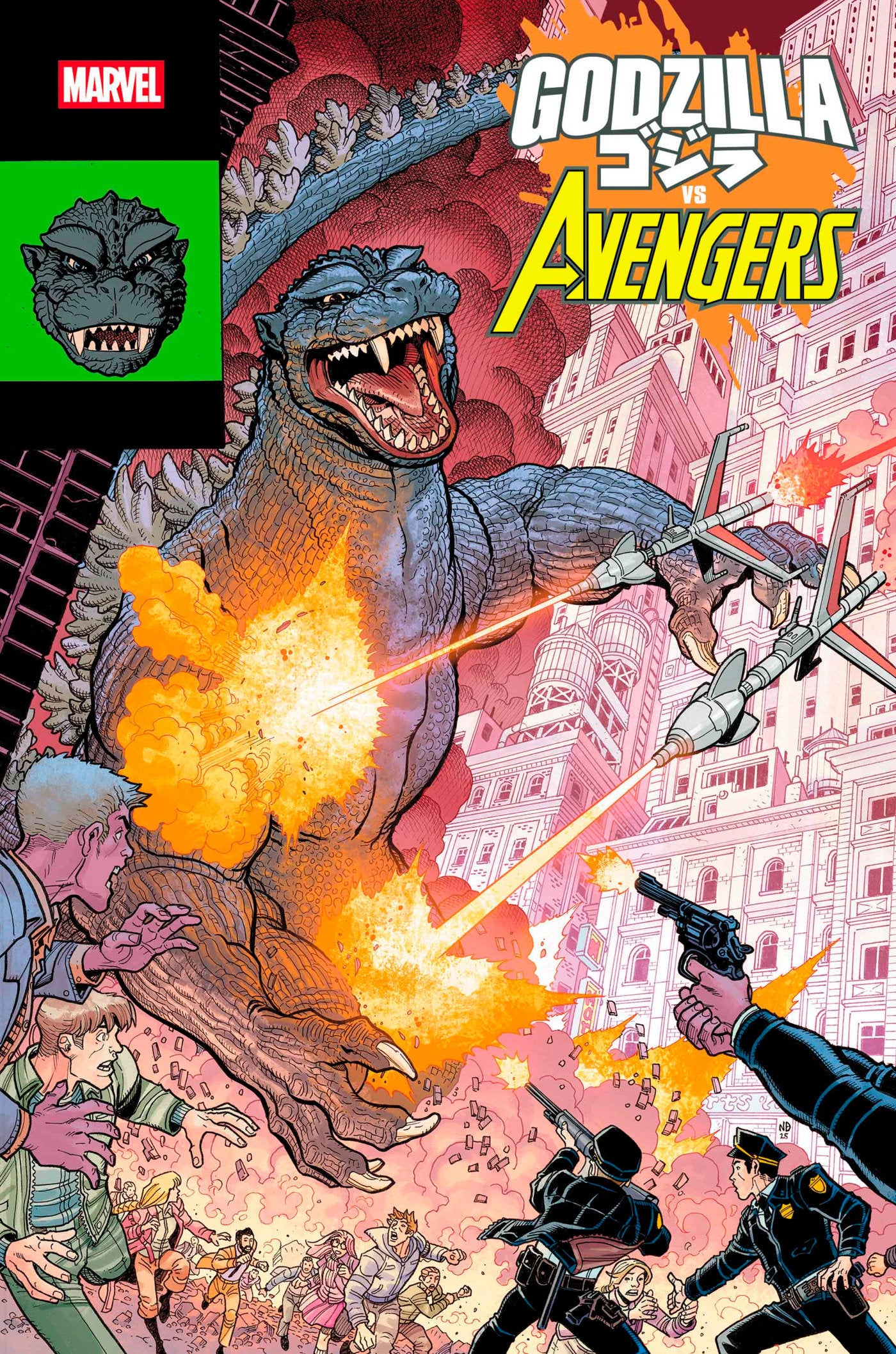 Godzilla vs. Avengers #1 Nick Bradshaw Monster Homage Variant | Game Master's Emporium (The New GME)