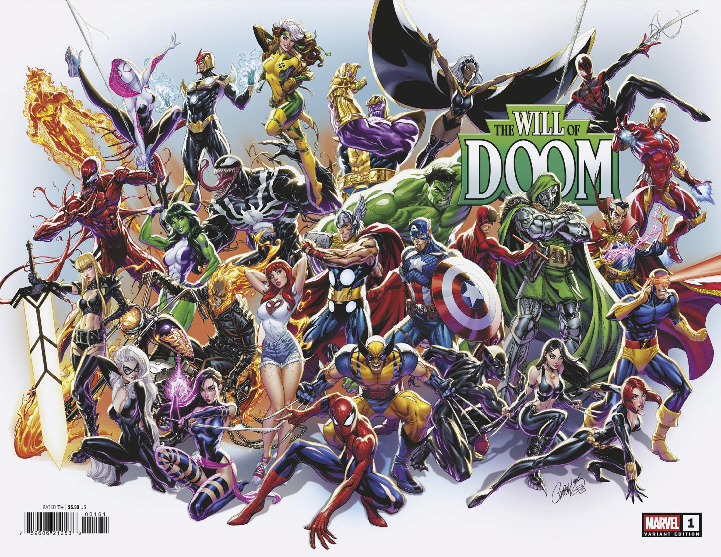 The Will Of Doom #1 J. Scott Campbell Wraparound Variant | Game Master's Emporium (The New GME)