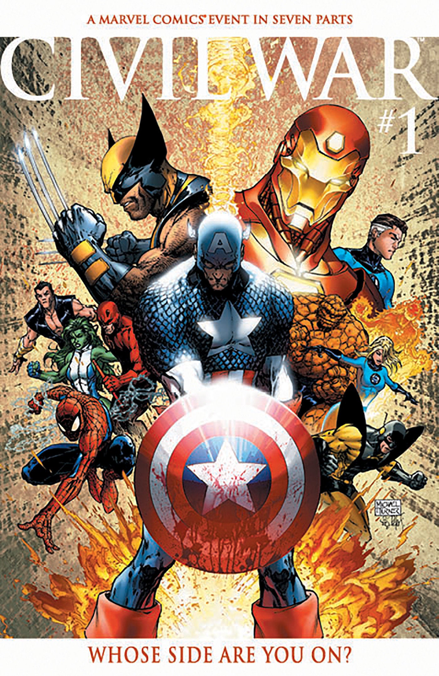 Civil War #1 Facsimile Edition Michael Turner Foil Variant | Game Master's Emporium (The New GME)