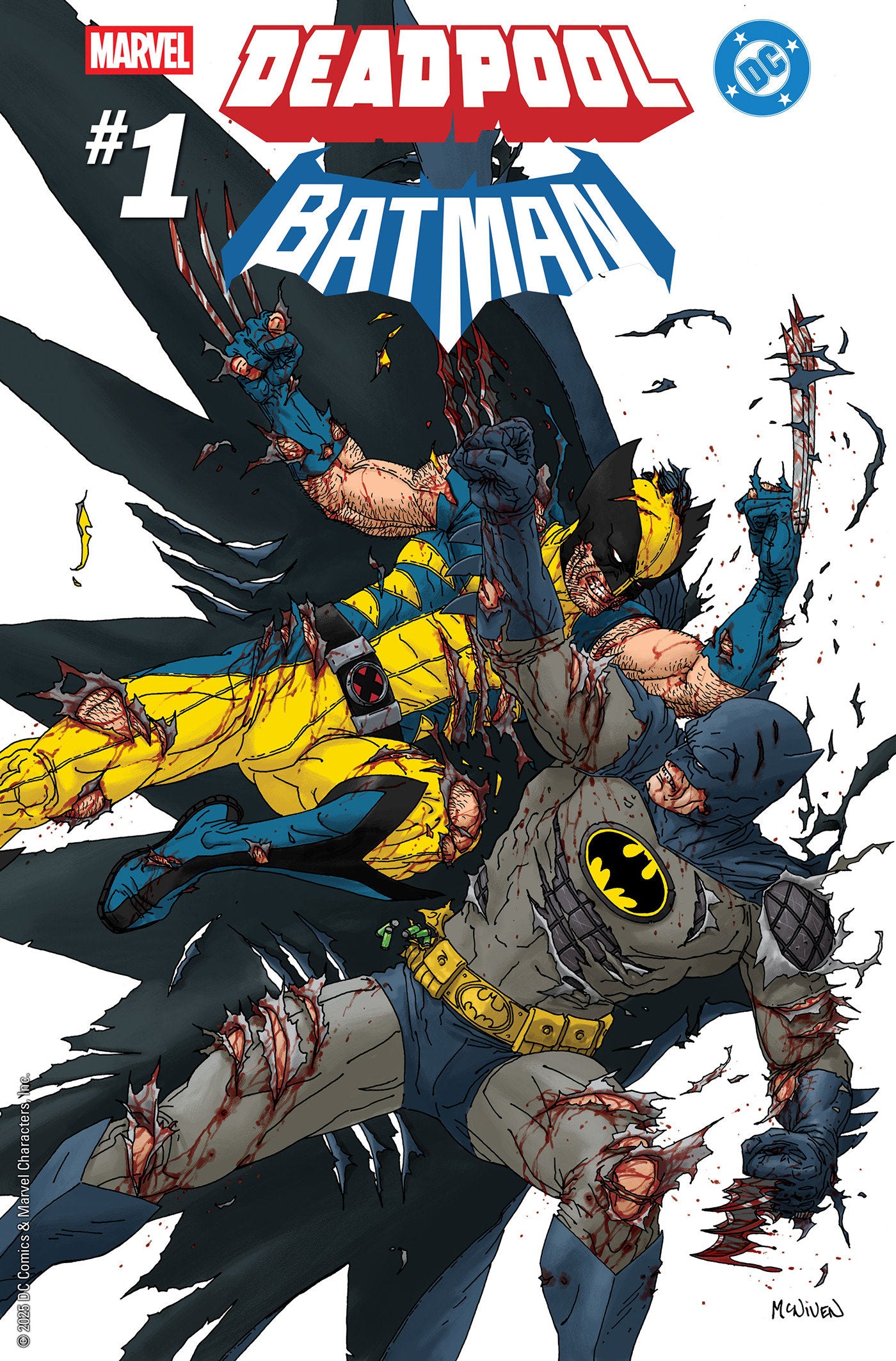 Marvel/DC: Deadpool/Batman #1 Steve Mcniven Variant | Game Master's Emporium (The New GME)