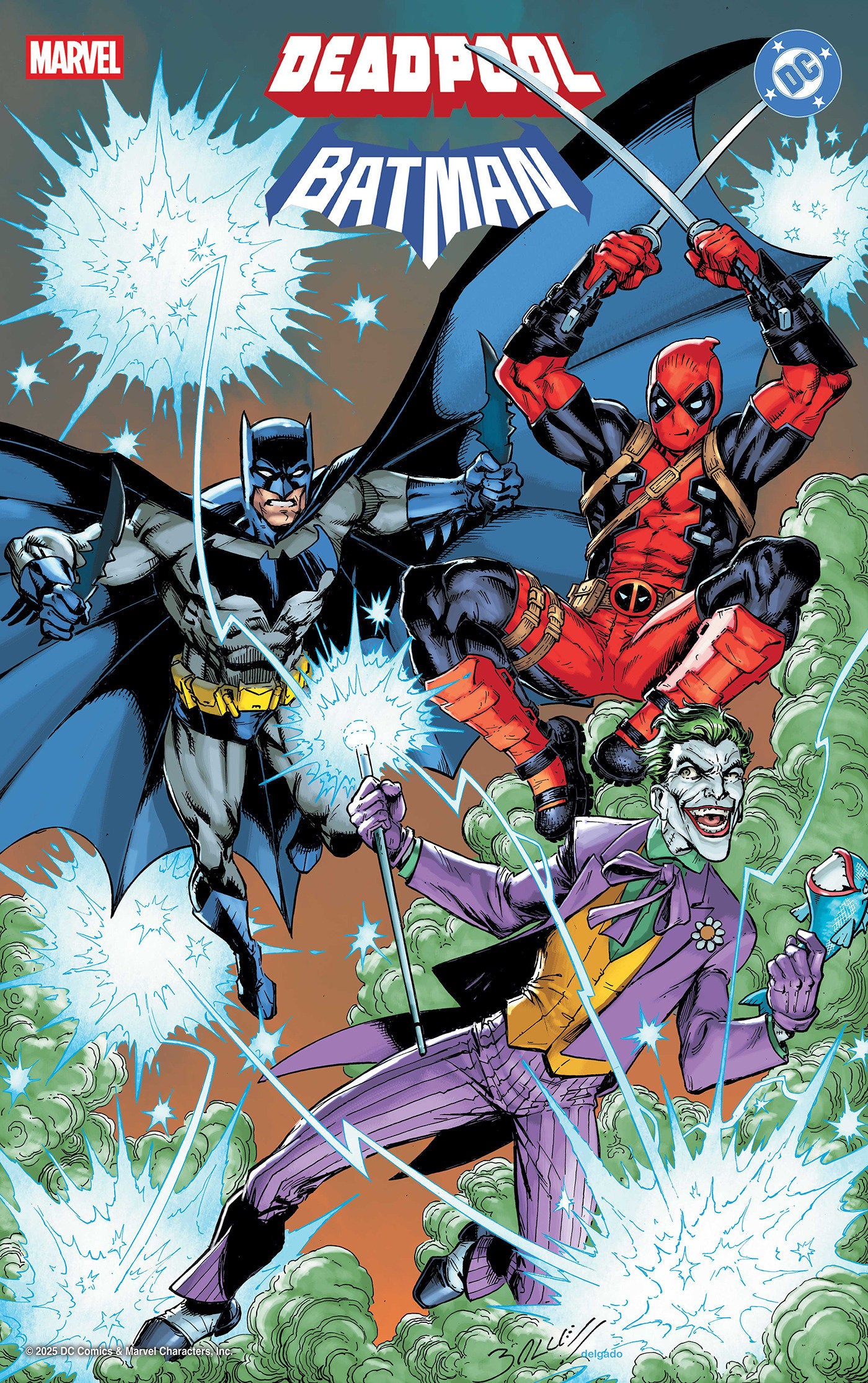 Marvel/DC: Deadpool/Batman #1 Mark Bagley Foil Variant | Game Master's Emporium (The New GME)