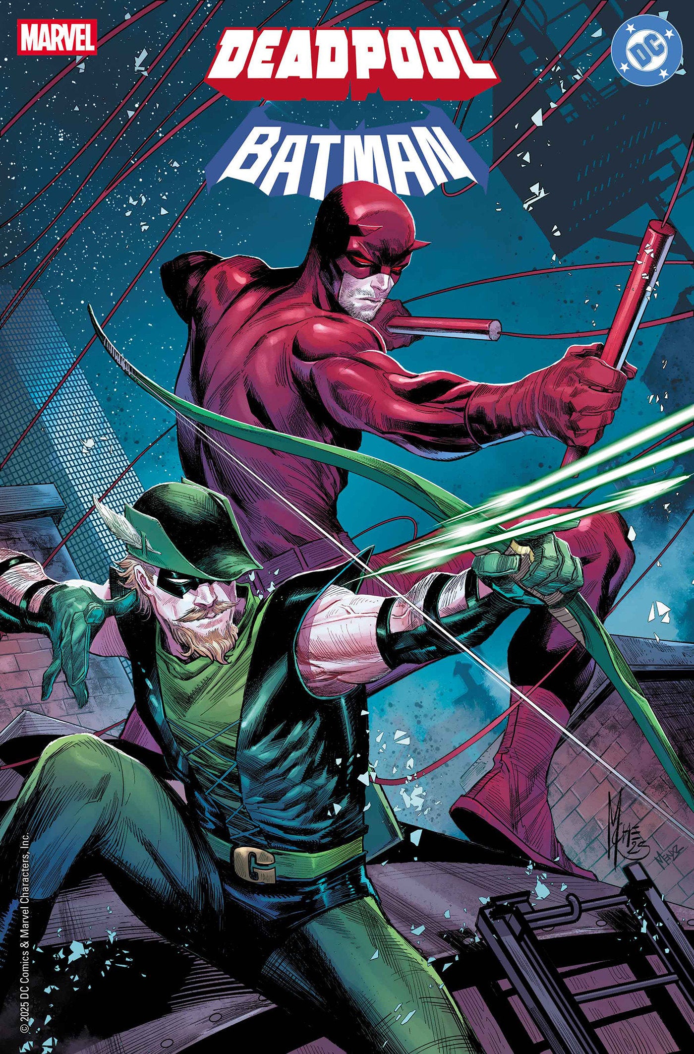 Marvel/DC: Deadpool/Batman #1 Marco Checchetto Variant | Game Master's Emporium (The New GME)