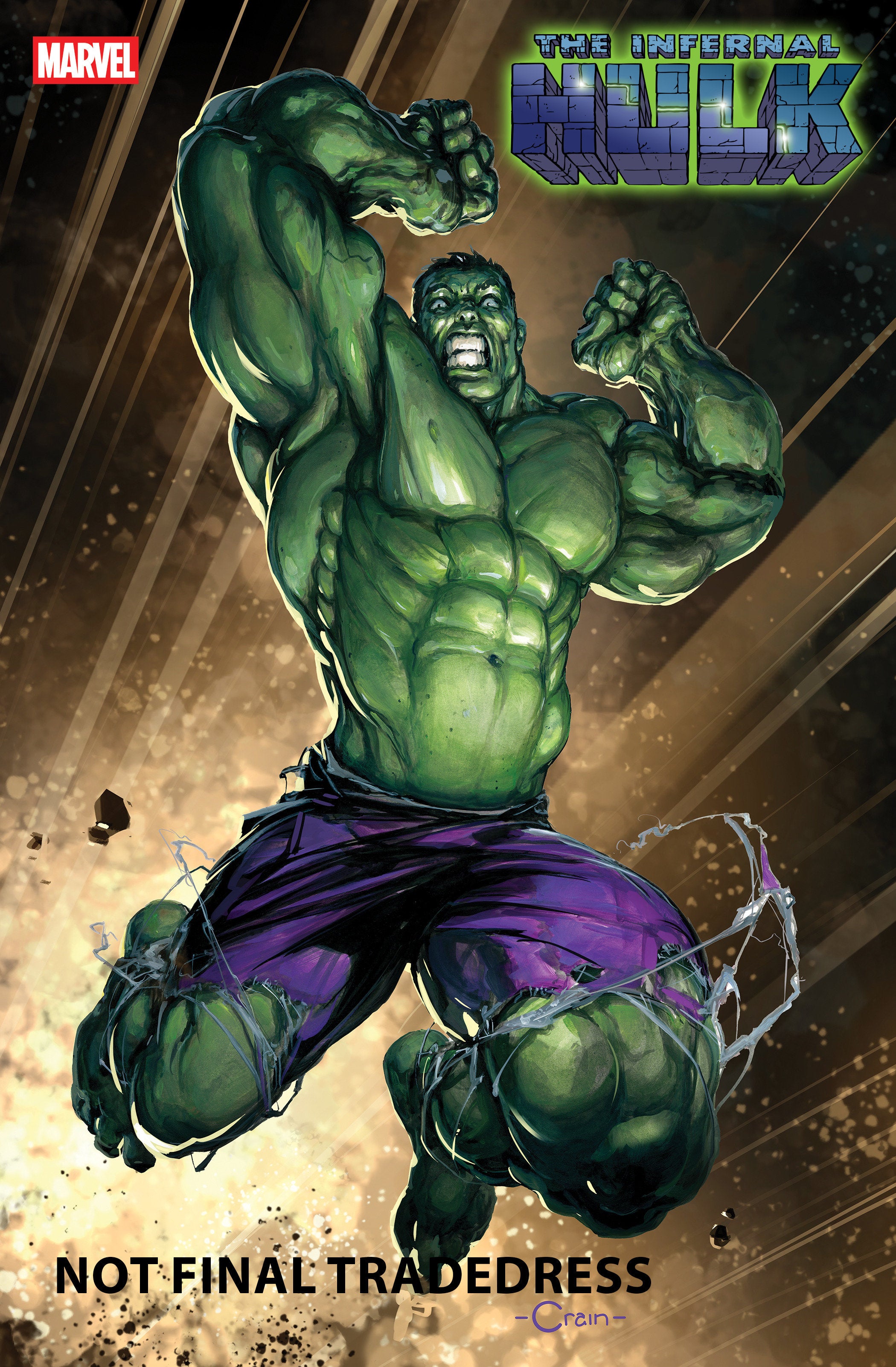 Infernal Hulk #3 Clayton Crain Variant | Game Master's Emporium (The New GME)