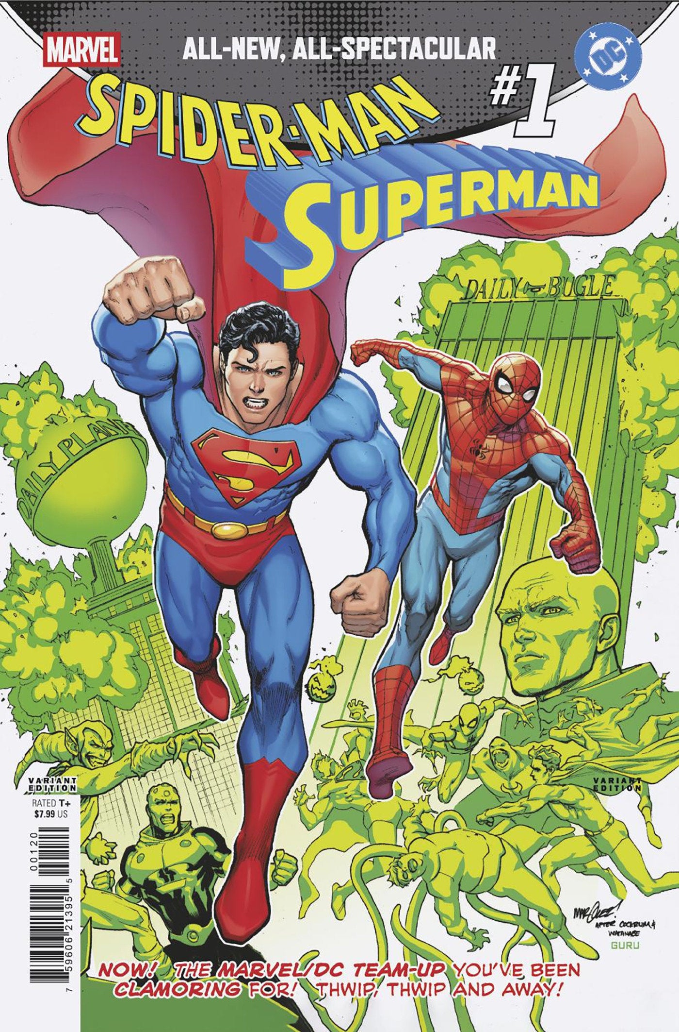 Marvel/DC: Spider-Man/Superman #1 David Marquez Homage Variant | Game Master's Emporium (The New GME)