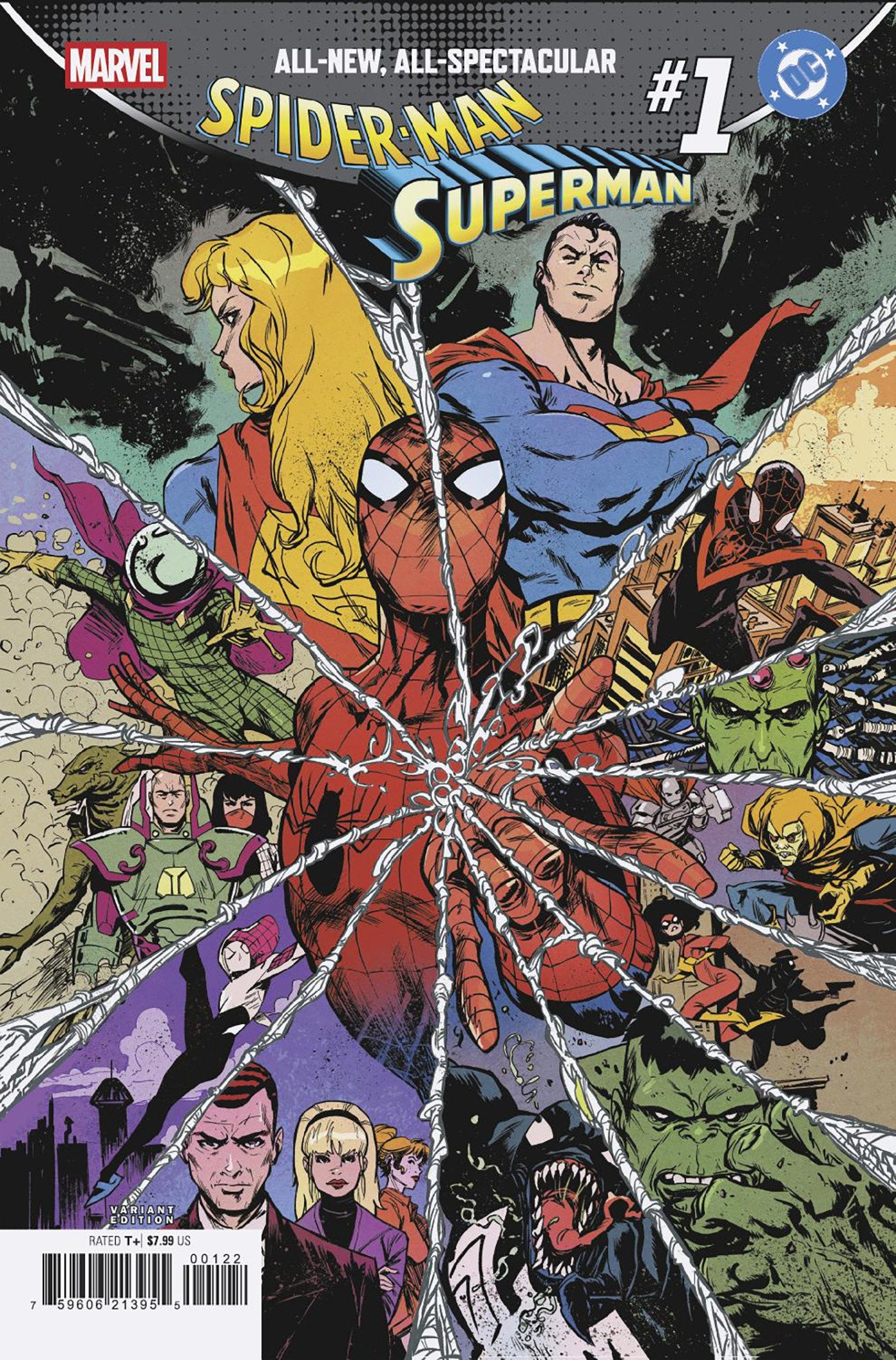 Marvel/DC: Spider-Man/Superman #1 Sanford Greene Homage Variant | Game Master's Emporium (The New GME)