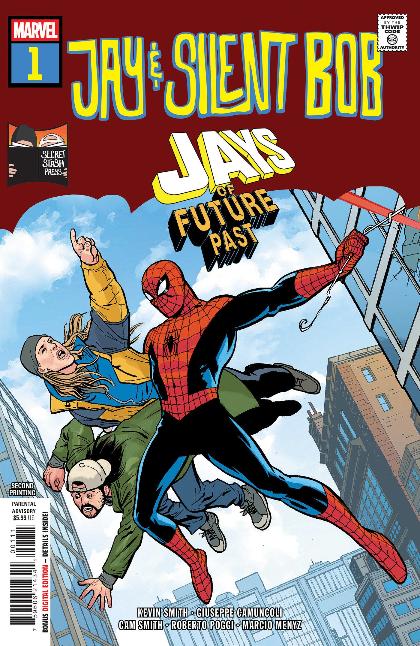 Jay & Silent Bob: Jays Of Future Past #1 Giuseppe Camuncoli 2nd Printing Variant | Game Master's Emporium (The New GME)