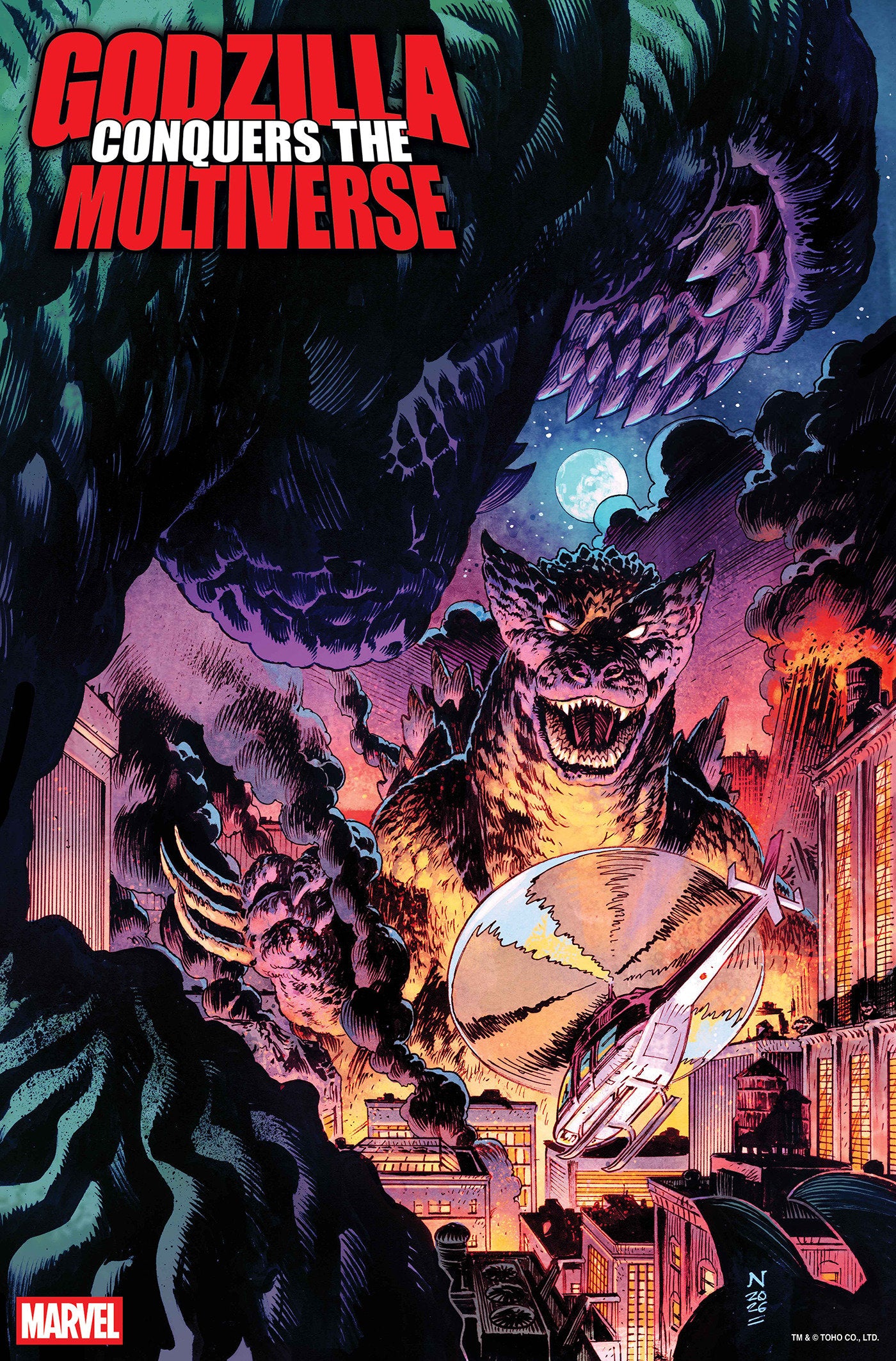 Godzilla Conquers The Multiverse #1 Nic Klein Heisei Godzilla Variant | Game Master's Emporium (The New GME)